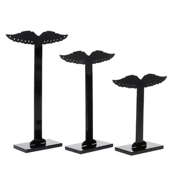 

3 Pcs/set Acrylic Earrings Display Stand Earring Pendant Necklace Jewelry Hanging Shelf Storage Frame Ornaments Exhibition Showi