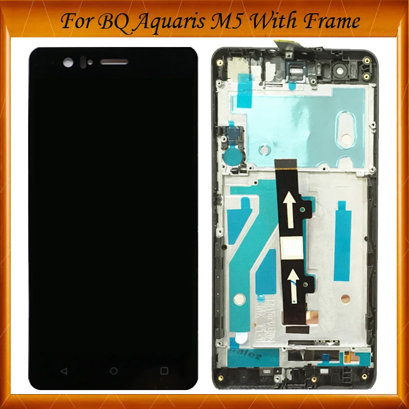 

100% Tested OK For BQ Aquaris M5 LCD Screen With Touch Screen Display For BQ M5 Digitzer Assembly With/Without Frame IN Stock