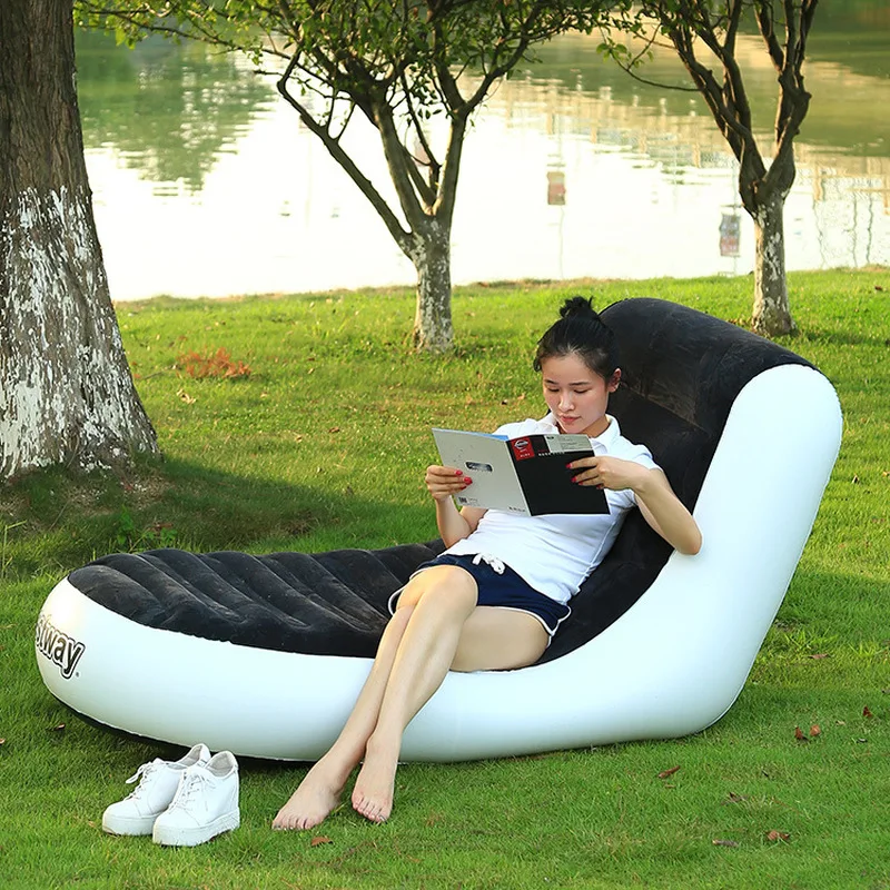 

X16 Foldable Chaise Lounge Chair Lazy sofa inflatable sofa bed double inflatable sofa outdoor inflatable sofa