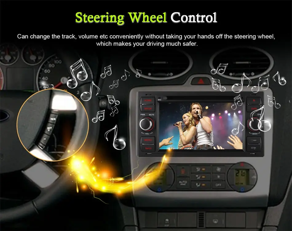 Clearance Octa Core Android 6.0 Car DVD Player GPS Radio For Ford Focus 2 2004 2005 2006 2007 2008 Mondeo Transit C-Max Fiesta 13