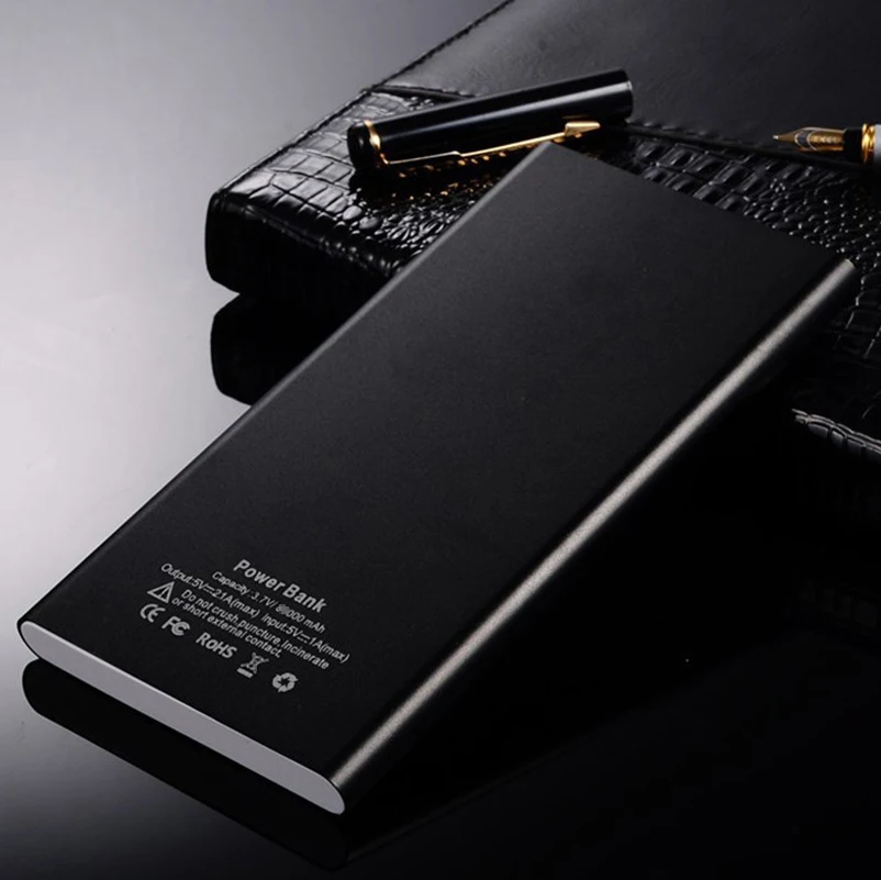 Power Bank 6000 mAh Portable Polymer Powerbank Mobile Li-Polymer Charger Backup External Battery Charger For All Moblie Phone