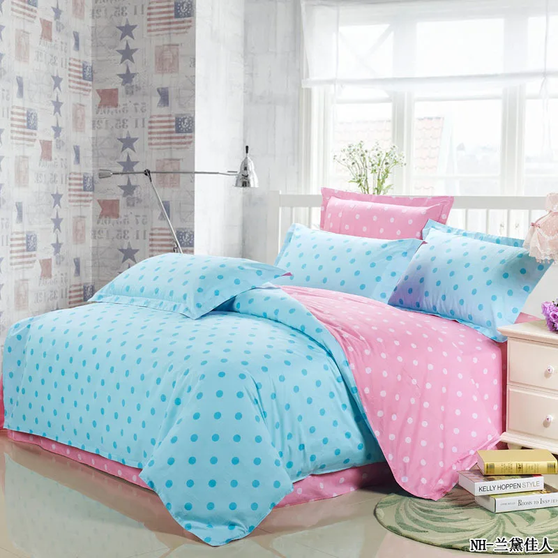 Hot Cute Bright Pink And Turquoise Princess Girls Polka Dot