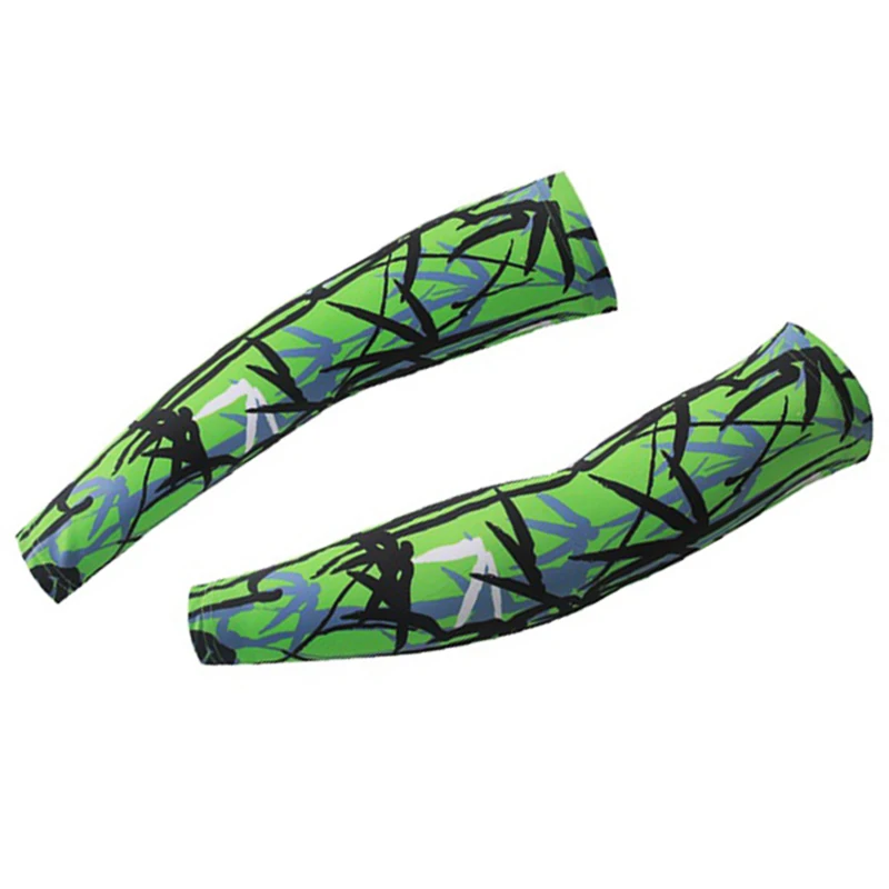 Cycling Bike Bicycle Sleeve Cover UV Sun Protection Arm Cuff Bamboo