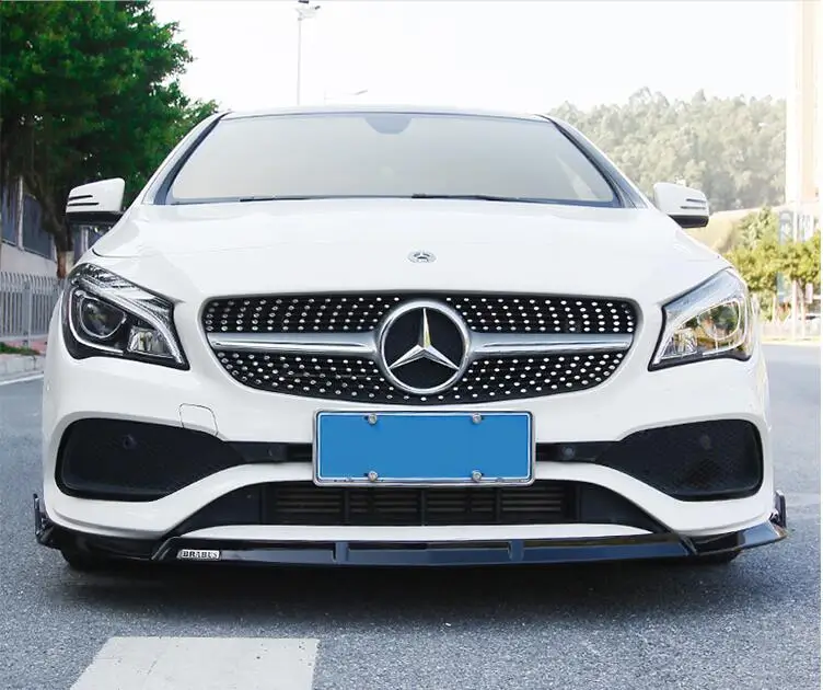 Для Mercedes-Benz CLA W117 тела комплект спойлер- CLA200 180 250 ABS задний спойлер переднего бампера Защита выхлопного отверстия