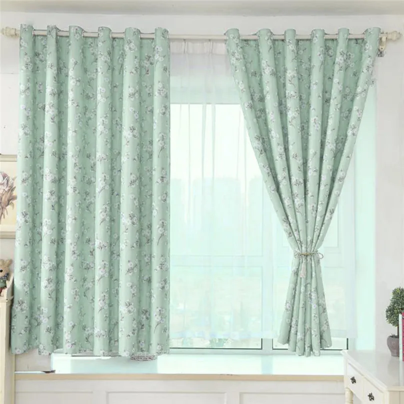 Modern blackout curtains for window treatment blinds finished drapes window blackout curtains for living room bedroom #3d14 (2)