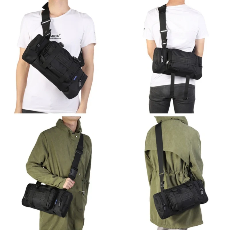 

New Multi-Function Tactical Bag Military Molle Bag Small Combat Waist Bag Shoulder Messenger Crossbody Bag For Hunting Cam