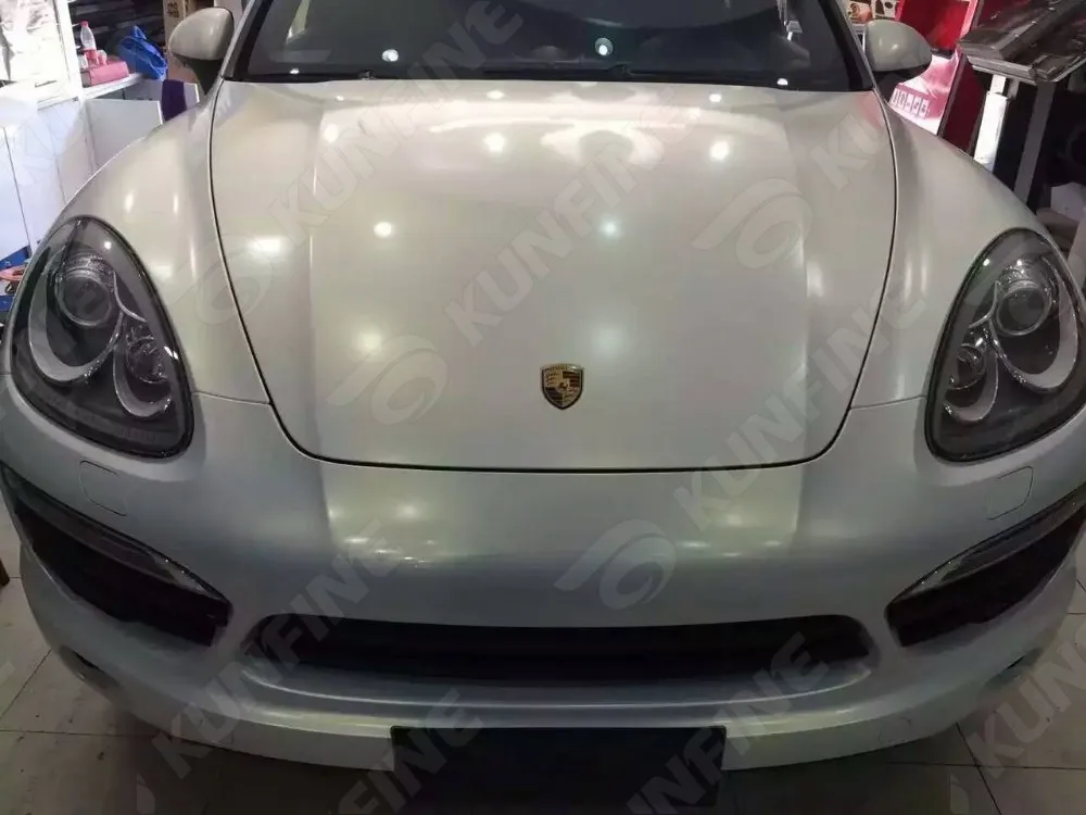 Cowry White Car Vinyl film 8
