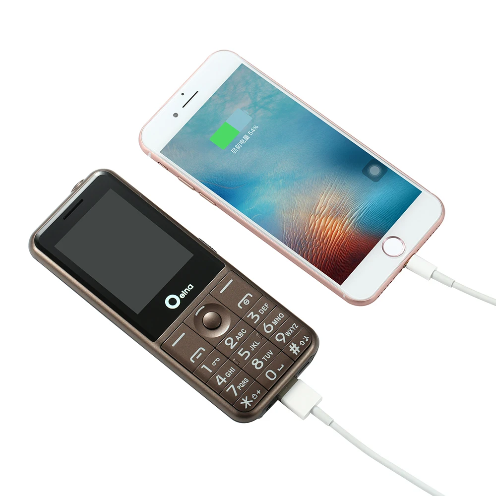 OEINA T18 Дополнительный внешний аккумулятор телефон 3SIM три sim карты GSM для пожилых