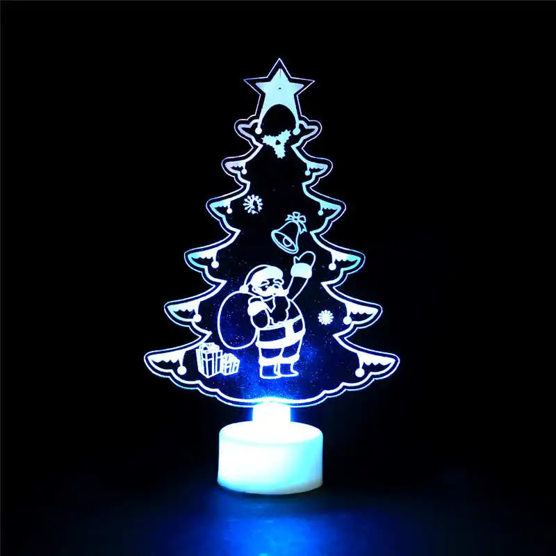 Christmas Creative Colorful Night Light Can Paste LED Decorative Wall Kids Gift for Home Christmas Party Decorations #2o29 (5)