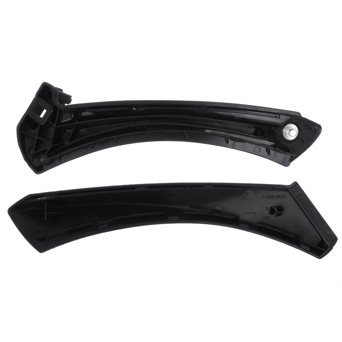 Treyues 1pc Right Inner Door Panel Handle Pull Trim Cover Black ABS For BMW E90 E91 316 318 320 325 330 335