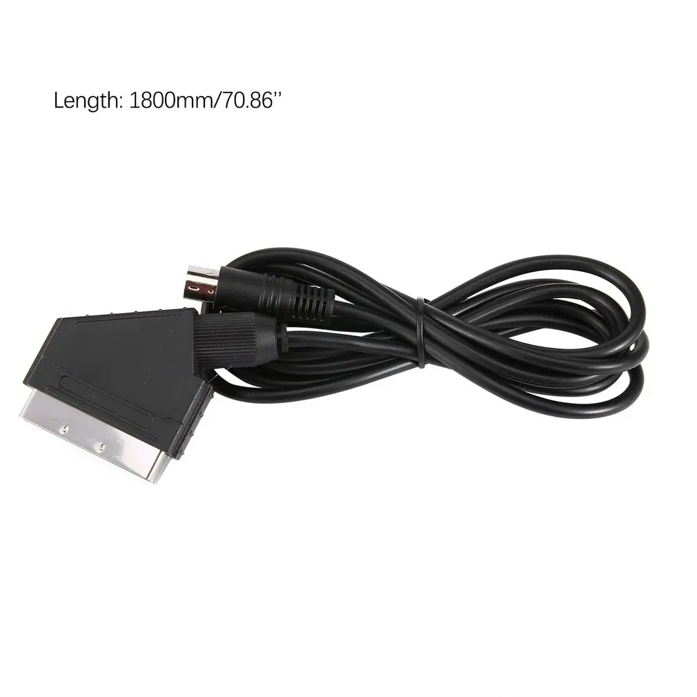 2021 Новый 1 8 м/6 футов EU версия V pin Scart кабель RGB AV кабели PAL для Sega Genesis 2 Mega Drive MD