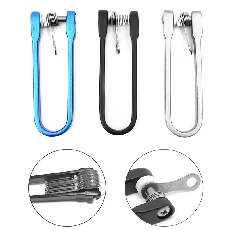 New Portable Compact Keyring U Shape Holder Keys Organizer Clip