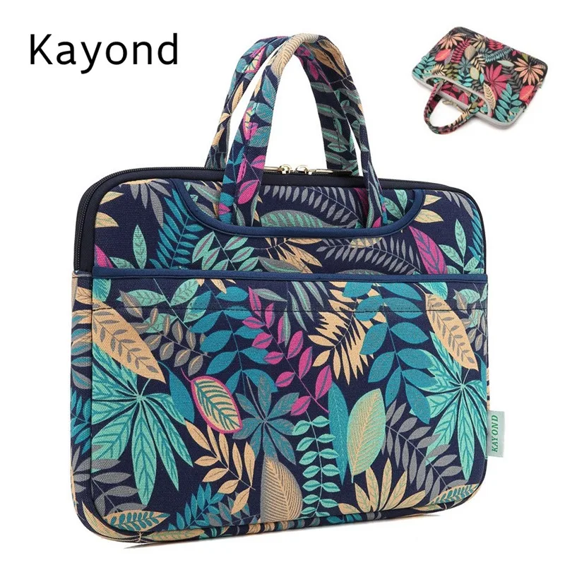 C COABALLA Hawaiian Decorations,Tropical Seacoast Wavy Cushion Protective Waterproof Laptop Case Bag Sleeve for Laptop AM017303 13 inch//13.3 inch