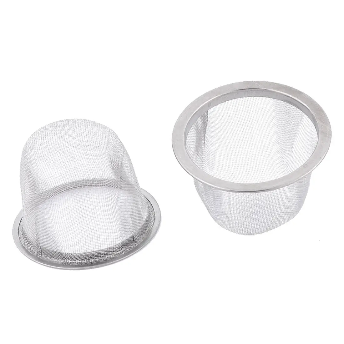 

SDFC-2 pieces 60mm diameter mesh round tea filter tea strainer can sieve filter silver