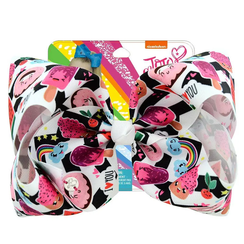 8-Doughnut-JoJo-Bows-With-Clip-Fruit-Lollipop-Ice-Cream-Print-Grosgrain-Ribbon-Kids-Hair-Clips(2)