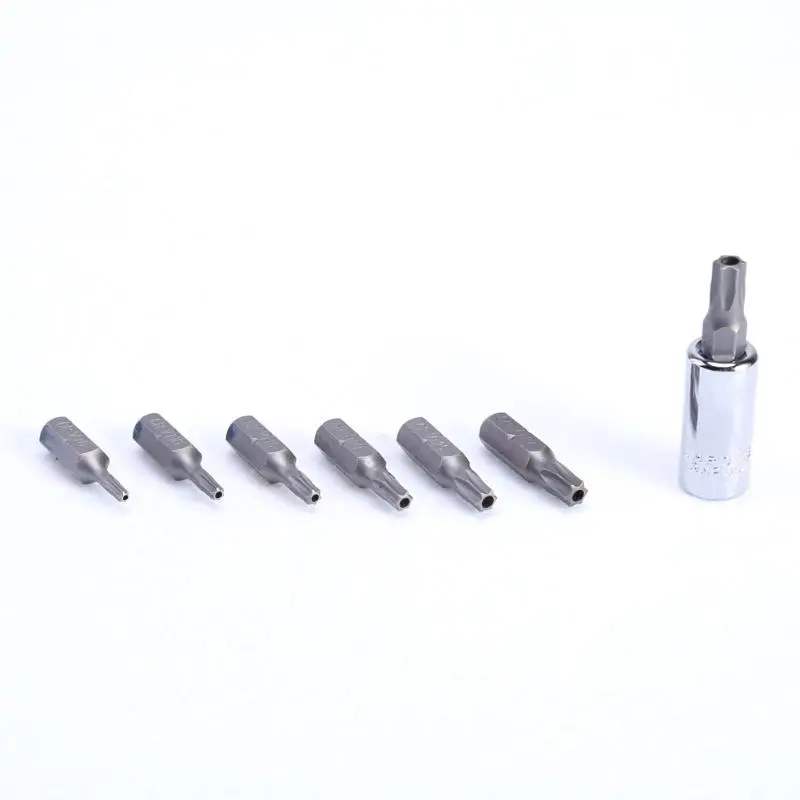 29 шт. 1/4 3/8 1/2 Torx Star Socket Bit набор инструментов мужские и женские E& T розетки с Torx Бит гаечный ключ набор инструментов для ремонта автомобиля Прямая поставка