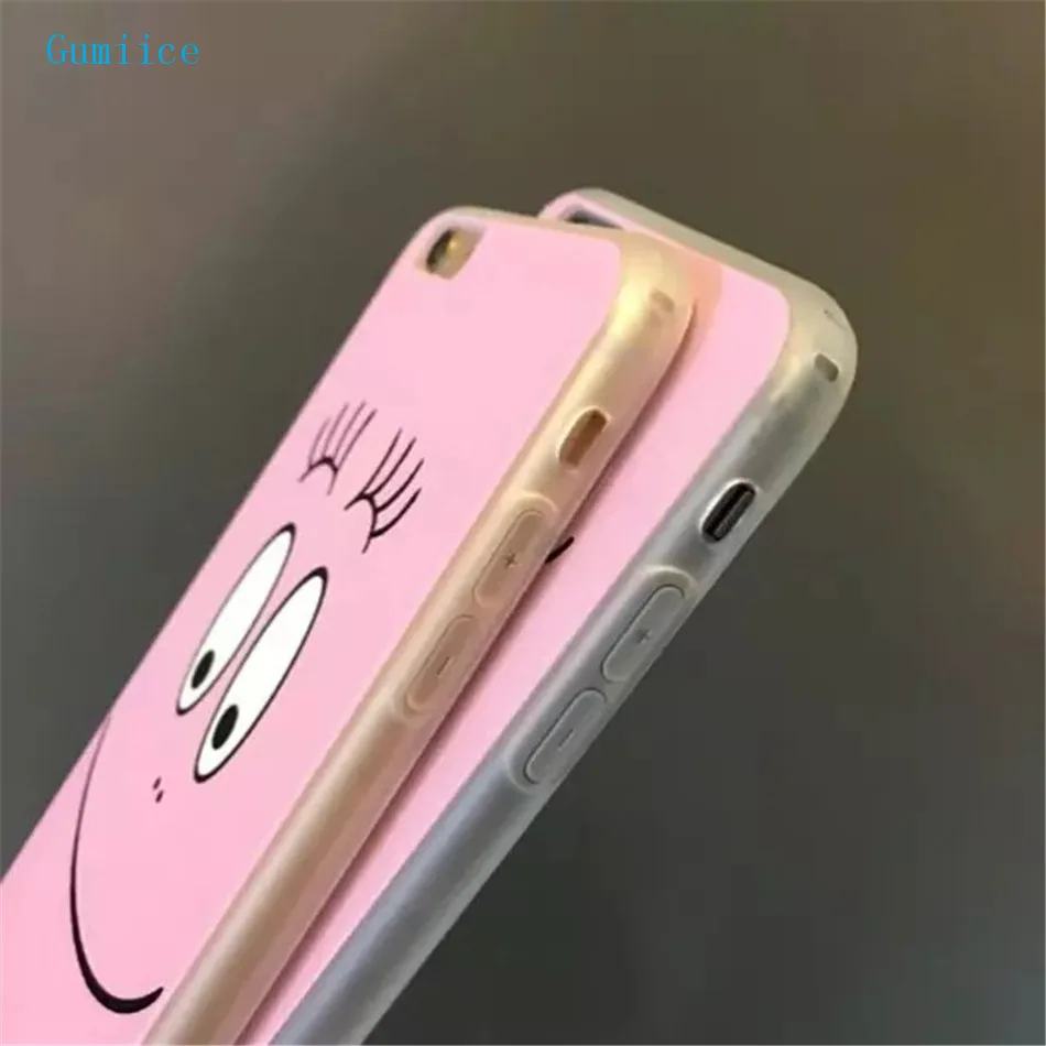 Gumiice телефона Чехлы для iPhone 6/6S мультфильм улыбка скороговоркой шелковые линии