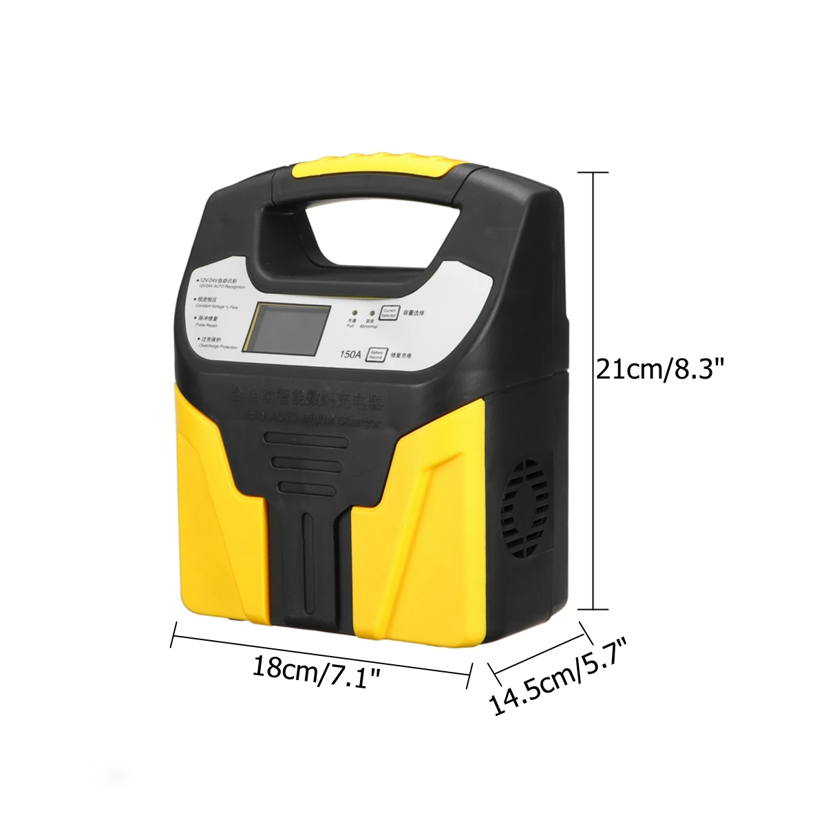  15A 220V Lead Acid Battery Chargers 12v 24V Smart Fast Charging Full Automatic Motorcycle Truck Car