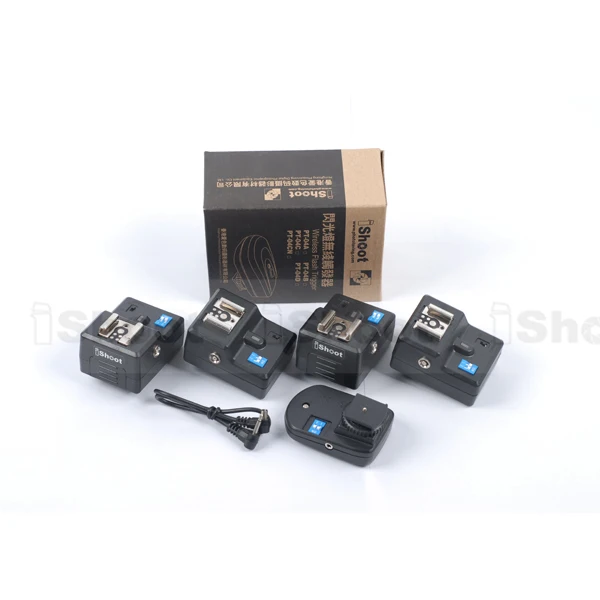 

Radio Wireless Remote Control Hot Shoe Trigger PT-04 for Canon Camera+Flash-4RX