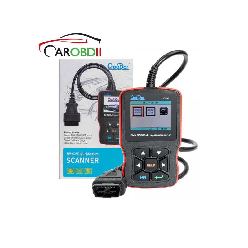 

Creator C501 for BMW Scanner OBD2 Diagnostic Scanner e46 e39 e90 e60 Code Reader AC EPS Oil Service Reset EPB ABS Airbag Scanner