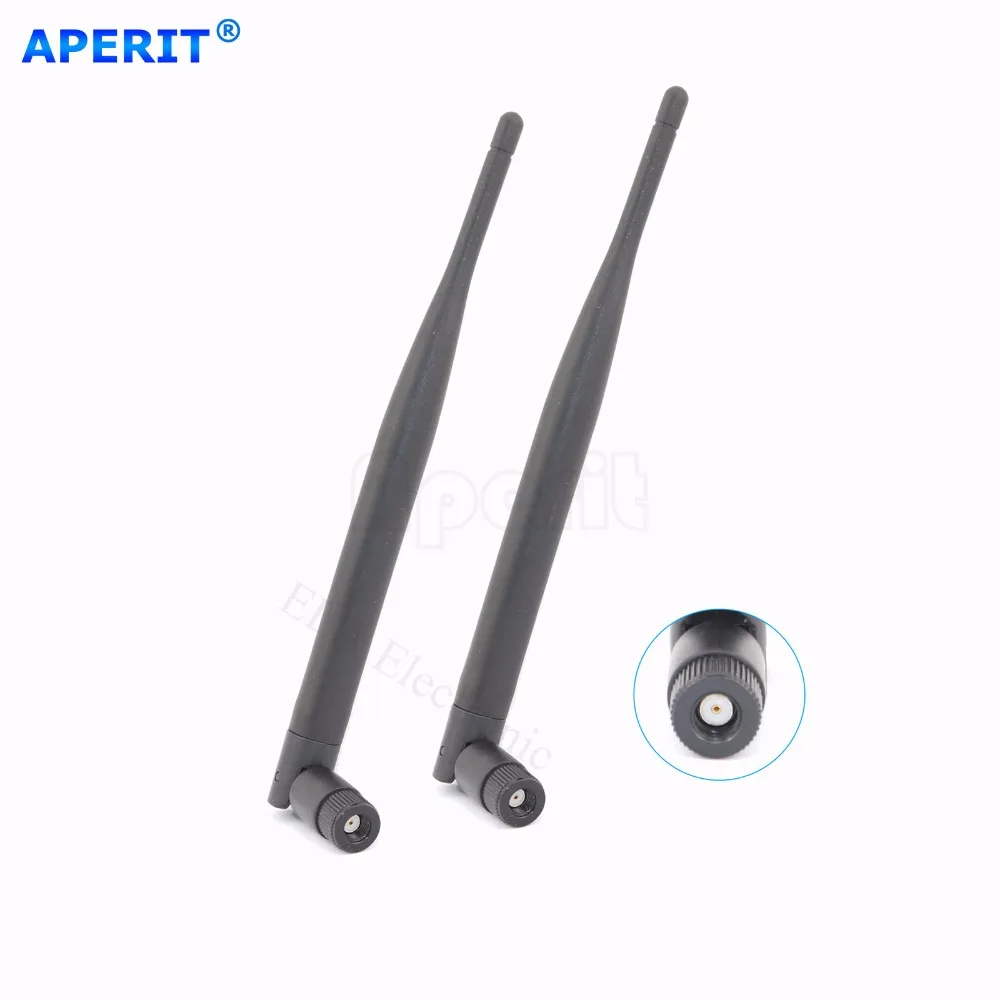 imágenes para Aperit 2.4G antena wifi, 2 unids Nueva 6dBi RP-SMA de 2.4 Ghz Antena De Alta Ganancia imágenes para Aperit 2.4G antena wifi, 2 unids Nueva 6dBi RP-SMA de 2.4 Ghz Antena De Alta Ganancia