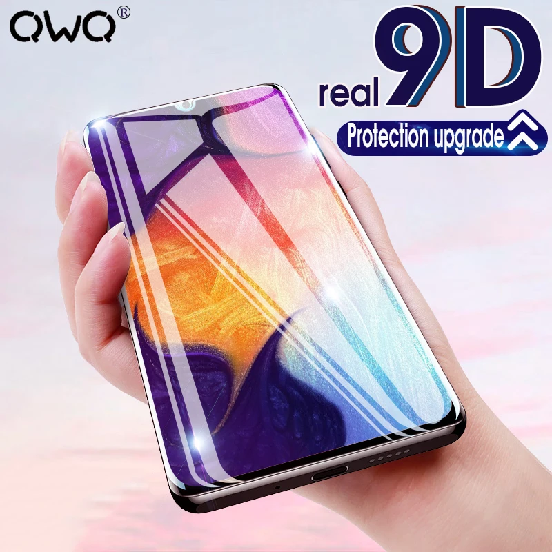 

9D Tempered Glass For Samsung Galaxy A50 A60 A40 A30 A20 A90 A70 A80 A20E Screen Protector For M10 M20 M30 Full Cover Glass Film