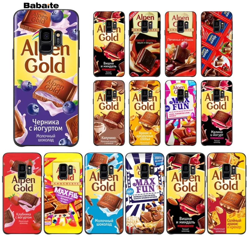 

Babaite Funny Chocolate Russian Special Offer Luxury Phone Case Cover For GALAXY s7 edge s8 plus s9 plus s6 s6 edge