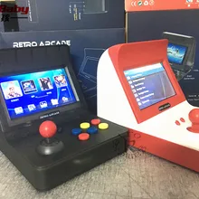 Ретро аркадная игра консоли A8 игровой компьютер встроенный 3000 футболки с принтами на тему классических игр Поддержка TF карты геймпад AV Out 4," Экран