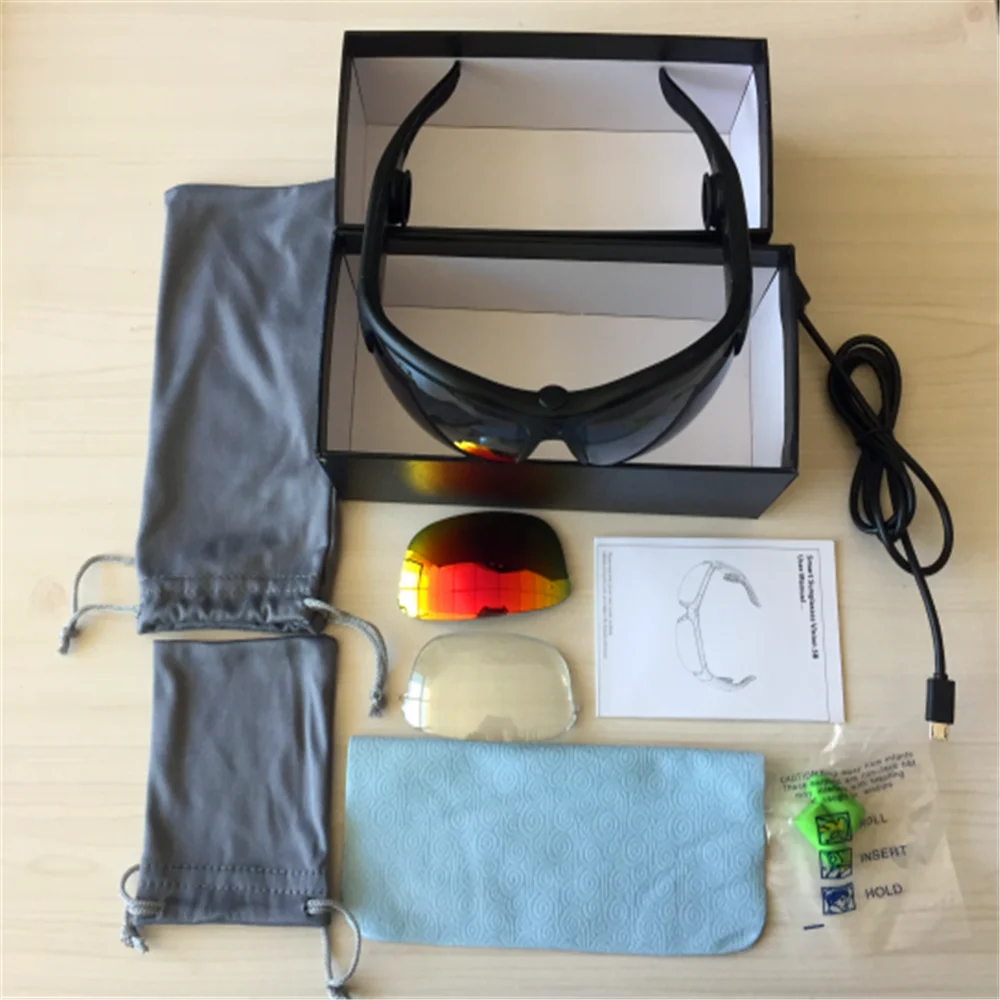 Костной проводимости солнцезащитные очки с аудио Bluetooth очки мобильные наушники над ухом беспроводной костной проводящий слуховой аппарат гарнитура