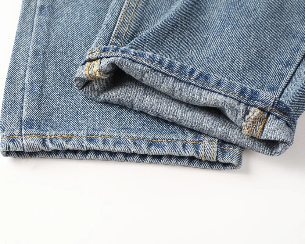 Wycbk 2018 новые модные джинсовые Для мужчин брюки полной длины широкие брюки Широкие брюки джинсы Для мужчин хип-хоп брюки Для мужчин
