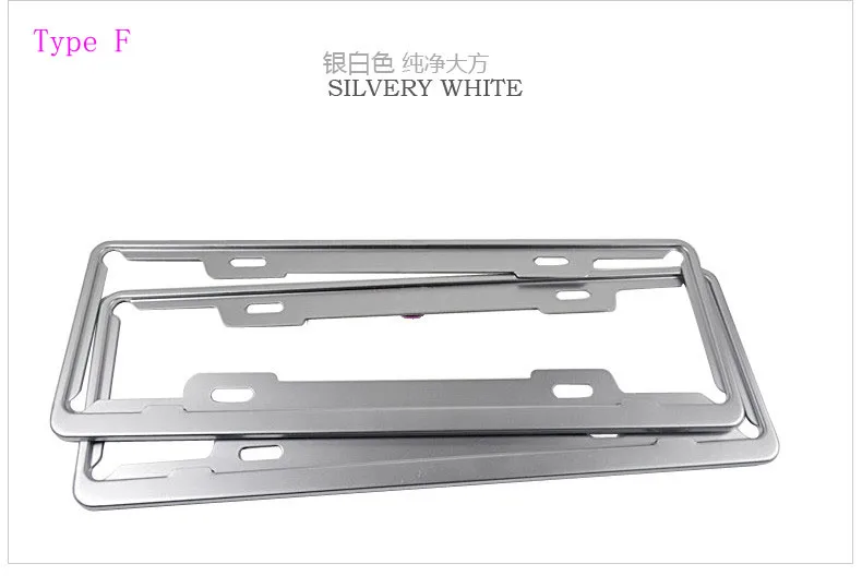 Car Styling Car license frame anti theft screw license plate framein