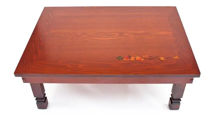90X75cm Korean Folding Table Antique Furniture Living Room Low Wood Coffee Table Asian Traditional Antique Tea Table Wooden