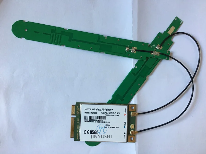 JINYUSHI For MC7304 4G Module +2pcs 4G strong signal antenna 100% NEW&Original Support GPS PCIE LTE WCDMA/HSDPA/HSUPA/HSPA+ jinyushi for 5pcs lot sim7100a 4g 100% new