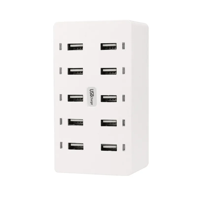Быстрая зарядка QC3.0 адаптер USB зарядное устройство Smart 10 портов настольное зарядное устройство мобильного телефона зарядное устройство для