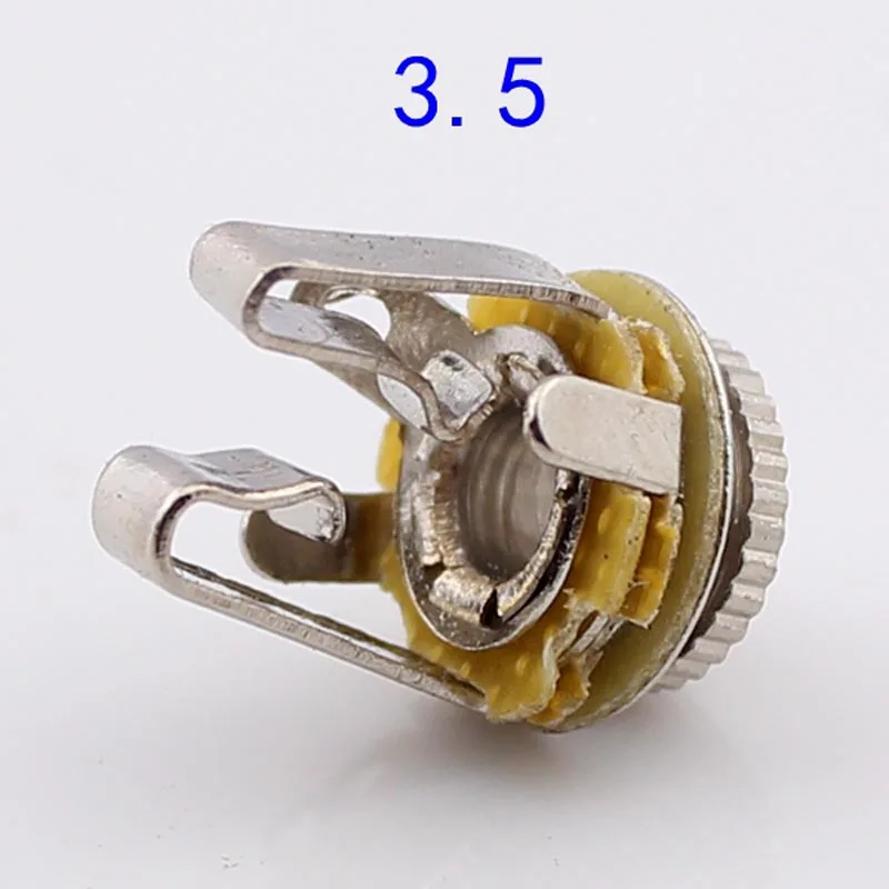 Jack 3 5mm Audio Socket Connector Stereo Two channel Socket Headphone Jack Audio Socket Adapter Metal