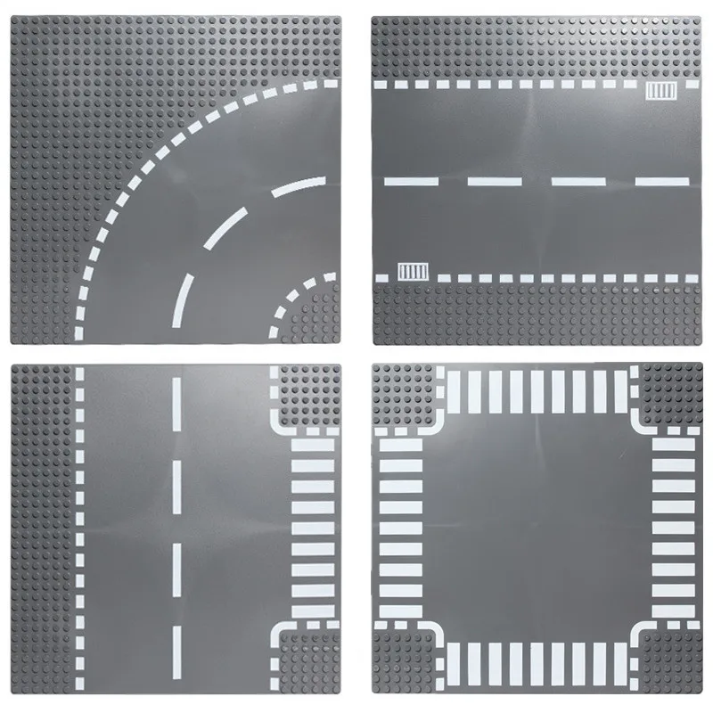 

City Road Baseplates 32*32 Dots Sea Beach Base Plate Compatible for LegoINGs Baseplate for Model Building Blocks Sets Toys Gifts