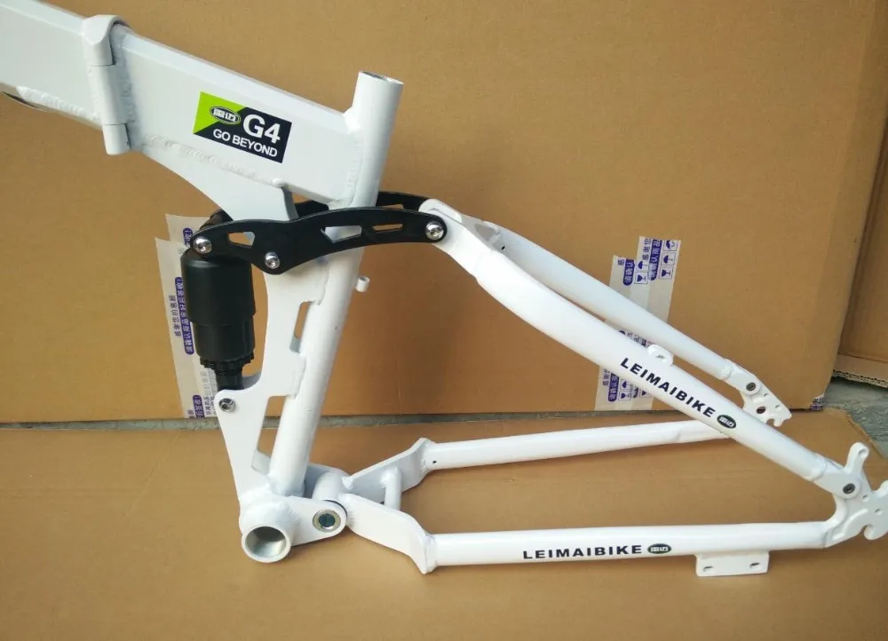 Excellent Kalosse  26er snow/beach bike frame ,26*4.0tires full suspension  frame  190mm rear hubs, 26*17inch fat bike  frame 8