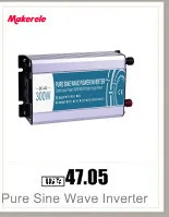 Чистая синусоида Инвертор 12 В до 220 В 300 Вт Tronic инвертор схем сетевой преобразователя от сети дешевые инверсор MKP300-122
