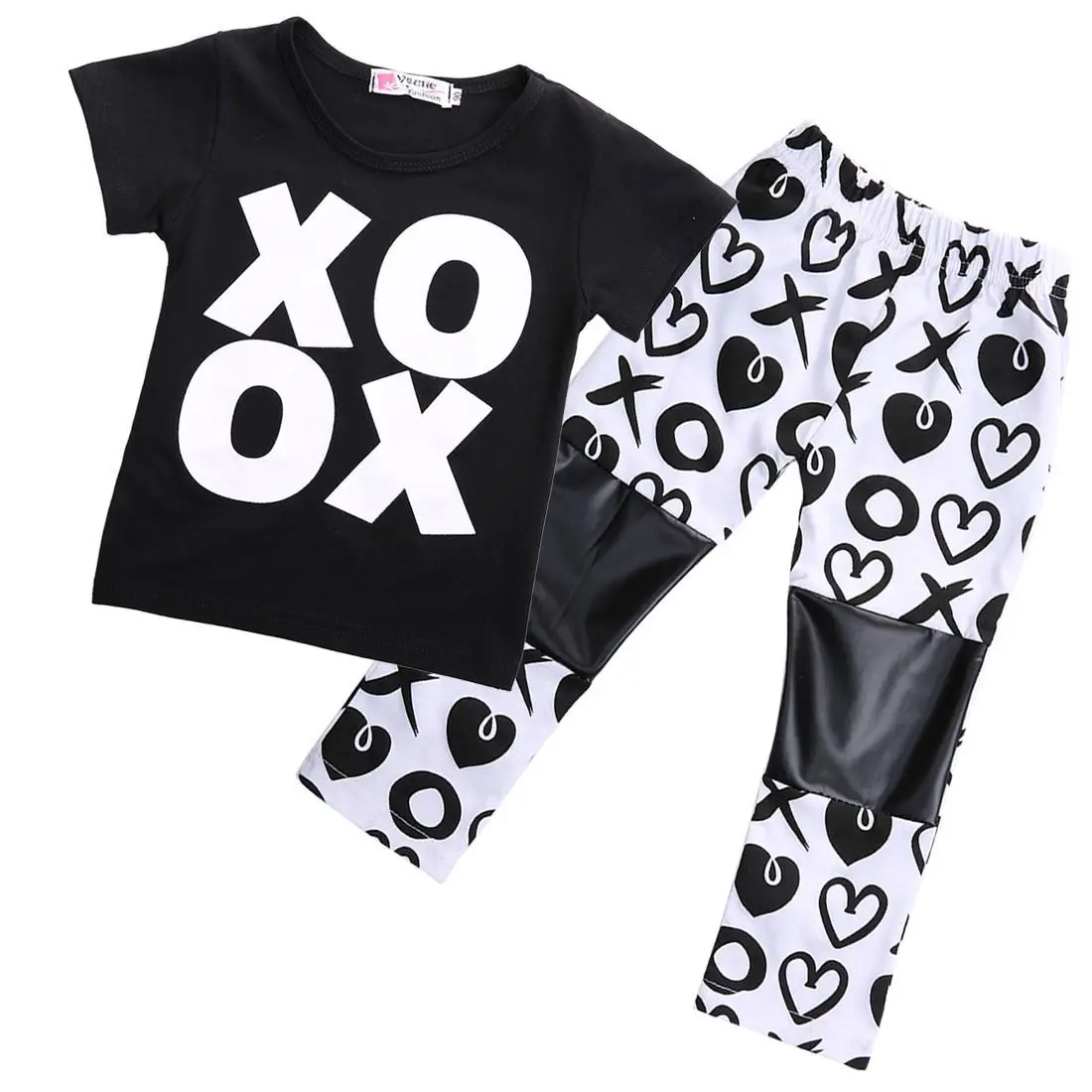 baby boy clothes T shirt+Pathchwork short new children's clothing Track