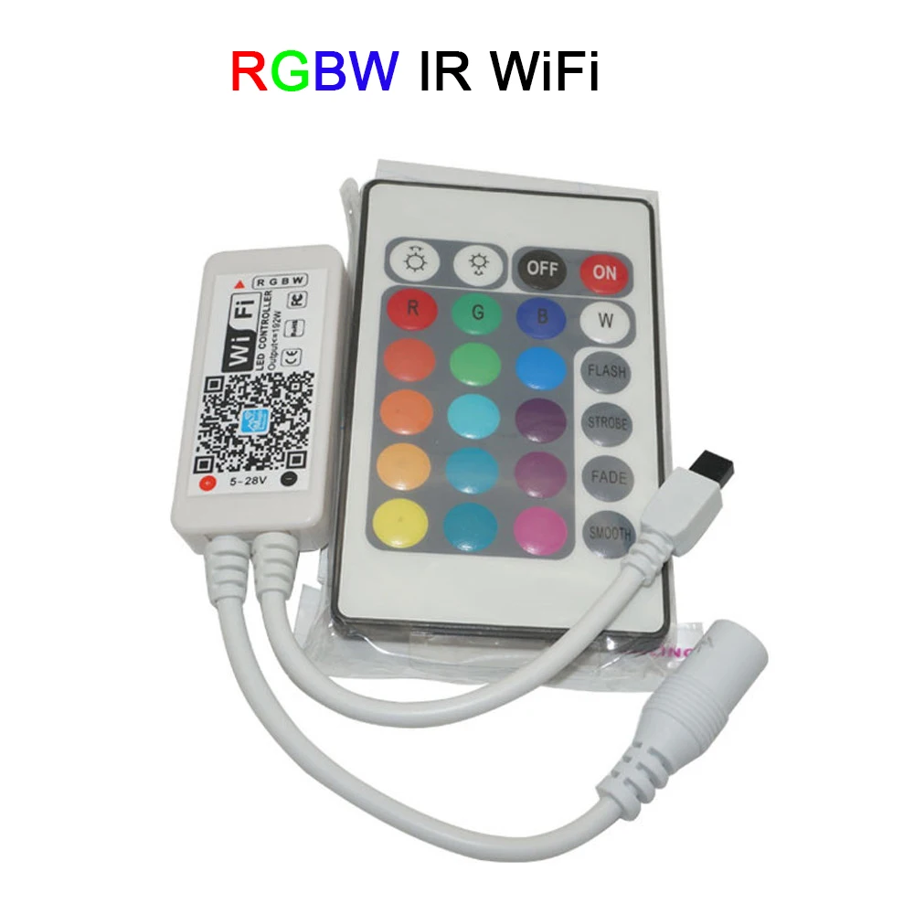 Мини беспроводной светодиодный-Fi led RGB/RGBW управление Лер RF дистанционное управление IOS/Android смартфон для RGBCW/RGBWW RGB светодиодные ленты, DC12-24V