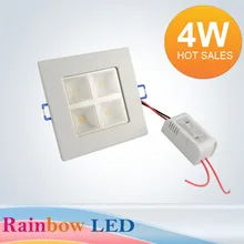 

NEW Ultra-high brightness Free shipping 4W LED Ceiling Light 85V-265V 450LM
