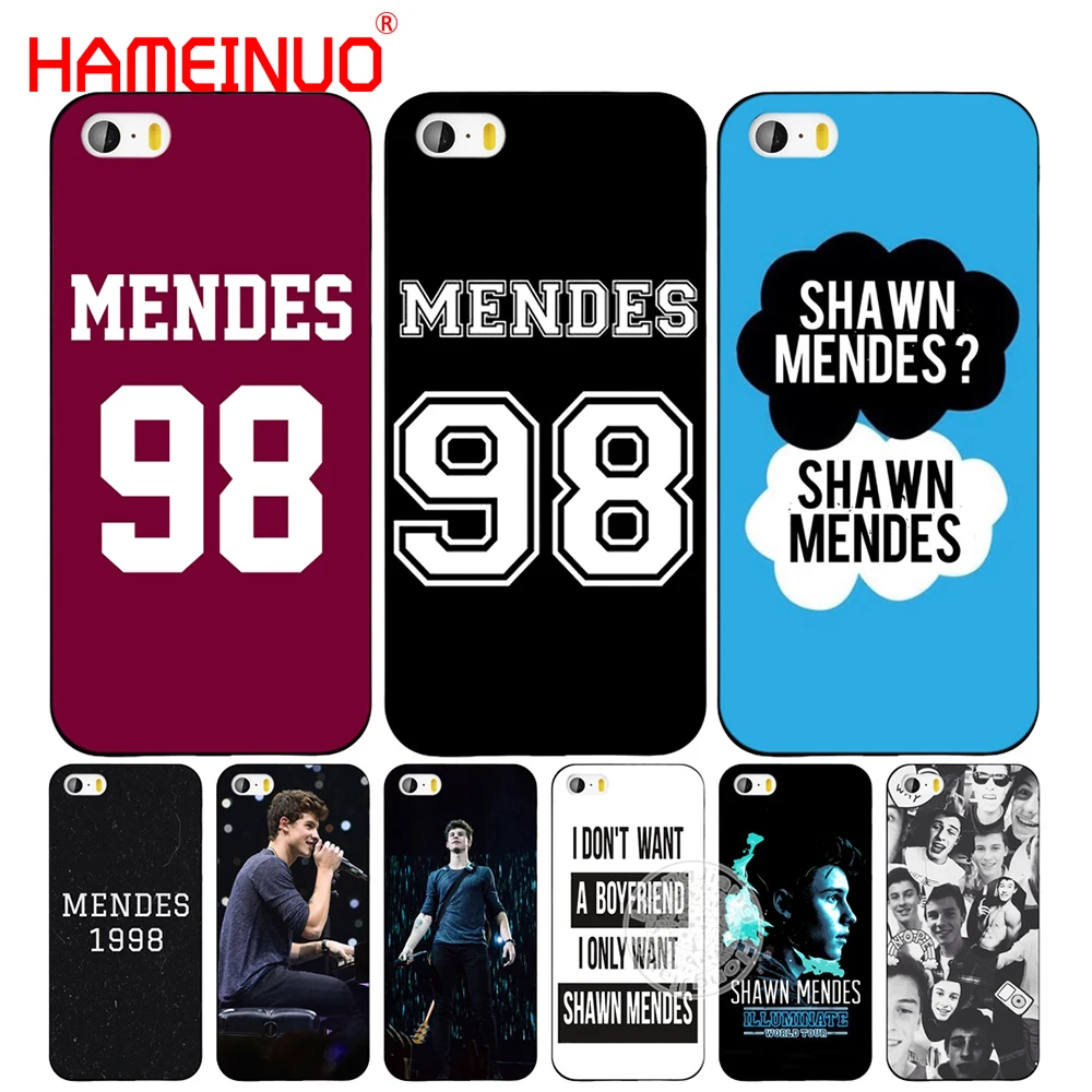 Чехол для мобильного телефона HAMEINUO shawn mendes 98 iphone 6 4 4s 5 5s SE 5c 6s 7 8 plus чехол X |