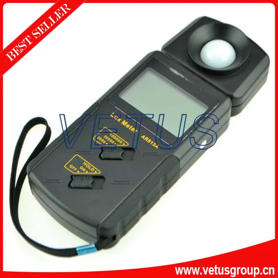 

AR813A Handheld Portable LCD Display Lux meter 1 to 100,000lux Measuring Range Photometer