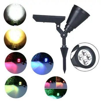 

Outdoor Waterproof Solar LED Spotlight Garden Landscape Lamp 180 Degree Angle Adjustable