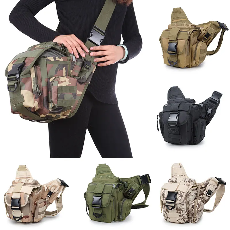 Сумка для камеры армейский вентилятор тактическая седельная сумка поясная сумка для отдыха на открытом воздухе на одно плечо рюкзак