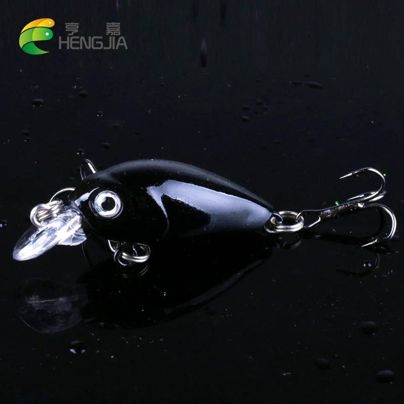 

HENGJIA 1PC 4.5CM 3.6G Crankbait floating Wobblers Fishing Lure minnow Swimbait Pesca Isca Artificial crank bait 8# Hooks Tackle