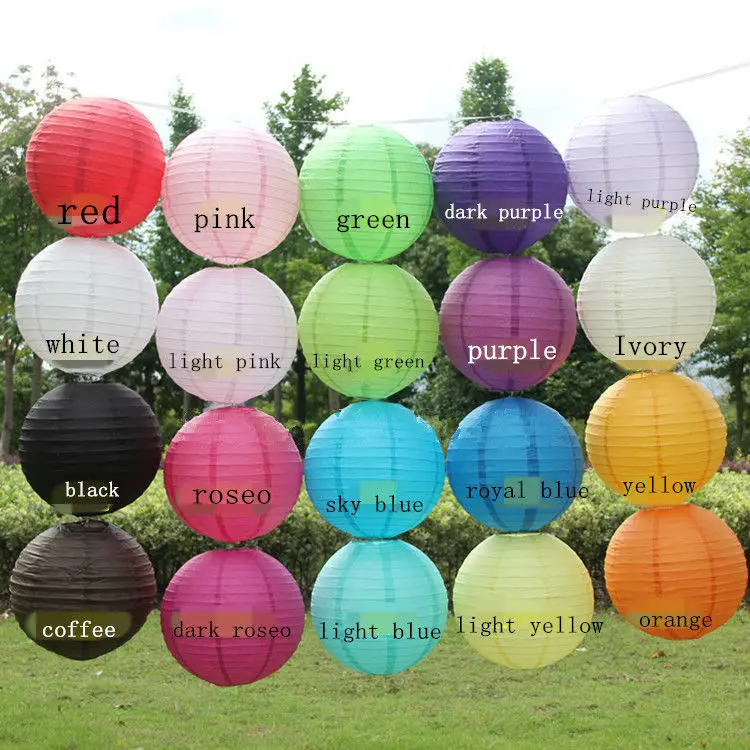 Free-Shipping-8-inch-20cm-Round-Chinese-Paper-Lantern-Birthday-Wedding-Party-decor-gift-craft-DIY