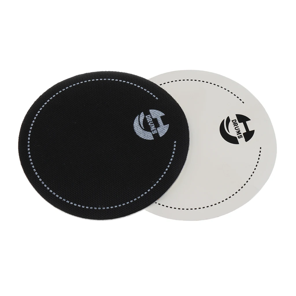 2pcs Bass Drum Head Pad Impact Patch Drumhead Protector for Drum Parts