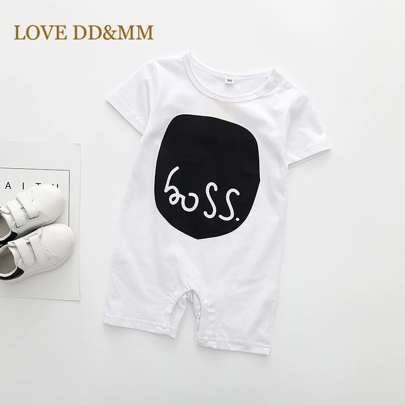 LOVE DD& MM/детские комбинезоны г. Одежда для новорожденных мальчиков ромперы для младенцев с рисунком коровы, цельнокроеные джемперы