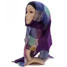 2016muslim Caps Silk scarf hijab shawl Islamic Muslim Women’s Head Scarf silk Underscarf Hijab Cover turban pure colour Bonnet